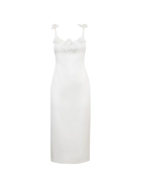 David Koma flower-embellishment midi dress