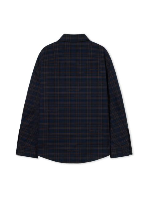 Off-White Check Flannel Padded Overshirt