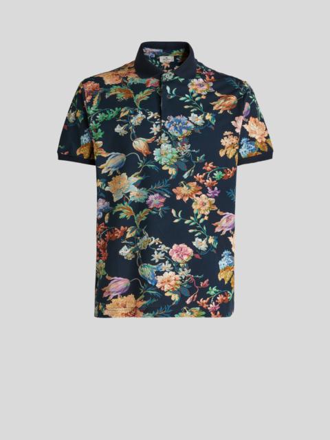 Etro FLORAL PRINT POLO SHIRT