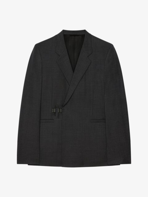 Givenchy SLIM FIT JACKET IN WOOL WITH U-LOCK BUCKLE