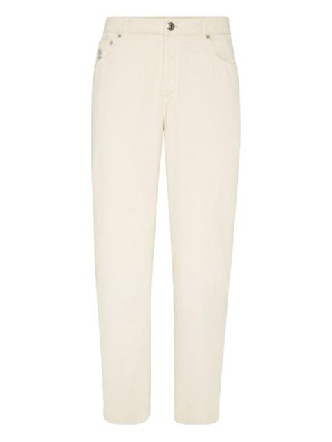 Brunello Cucinelli garment-dyed trousers
