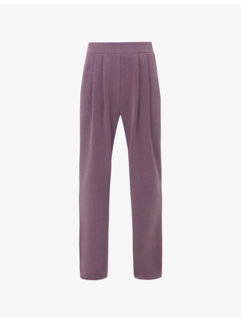 Sweaty Betty Sand Wash Wide-Leg Stretch-Woven Trousers
