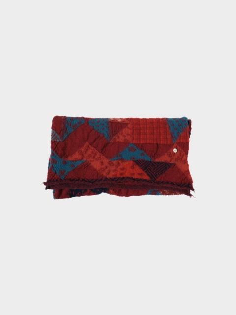 Kapital Felted Wool Indigo Happy Scarf