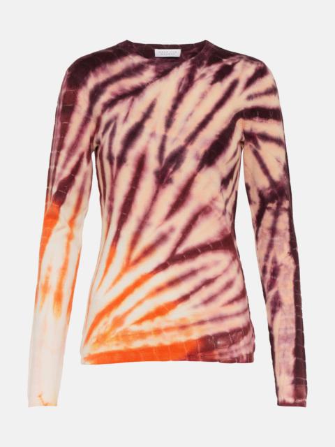 Jameson tie-dye wool and cashmere sweater