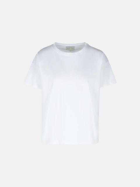 'BASILUZZO' WHITE COTTON T-SHIRT