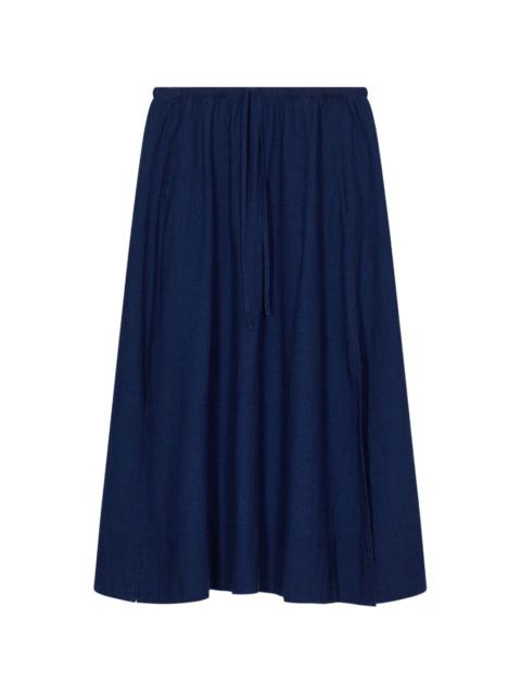 CLOSED gathered slit maxi skirt