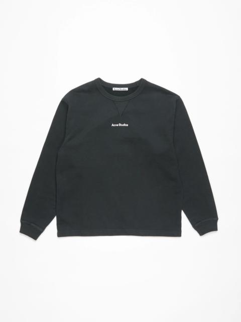 Acne Studios Logo stamp sweater - Black