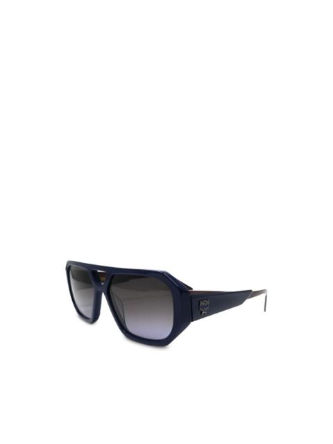 MCM Navigator-frame logo-plaque sunglasses