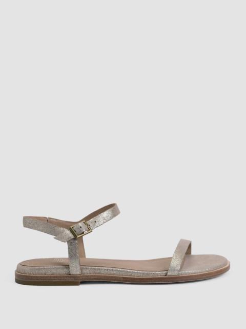 EILEEN FISHER Kauia Metallic Suede Sandal