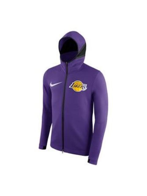 Nike Nike Therma Flex Showtime NBA Lakers Hooded Jacket Purple 899849-504