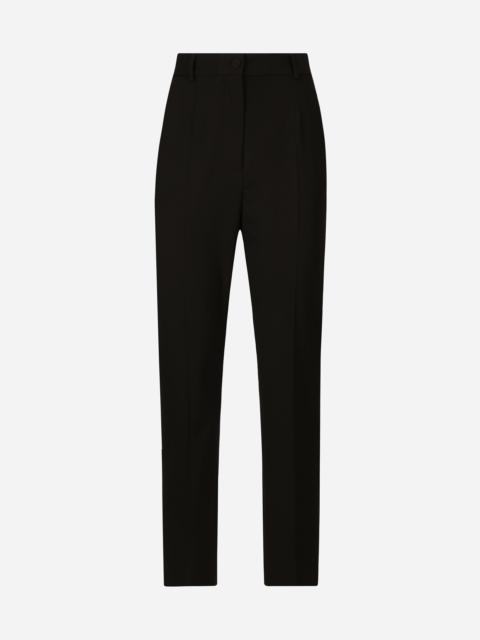 Tailored twill pants
