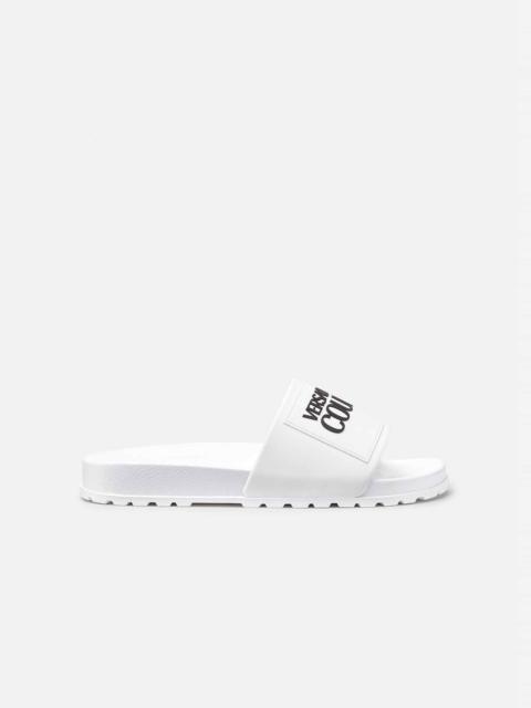 VERSACE JEANS COUTURE Logo Rubber Slides