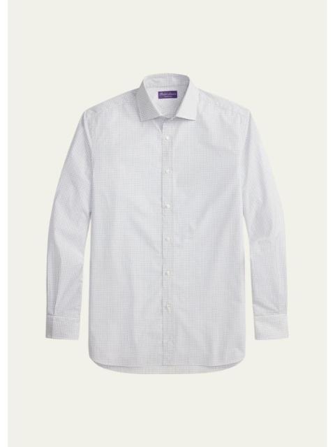 Ralph Lauren Men's Tattersall Poplin Sport Shirt
