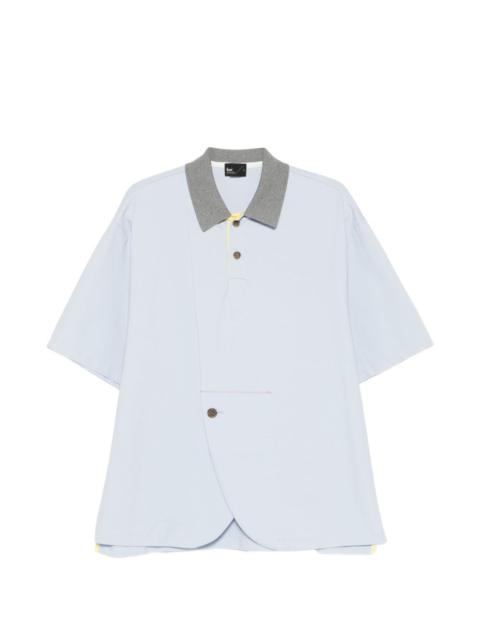 Kolor butto-detail polo shirt