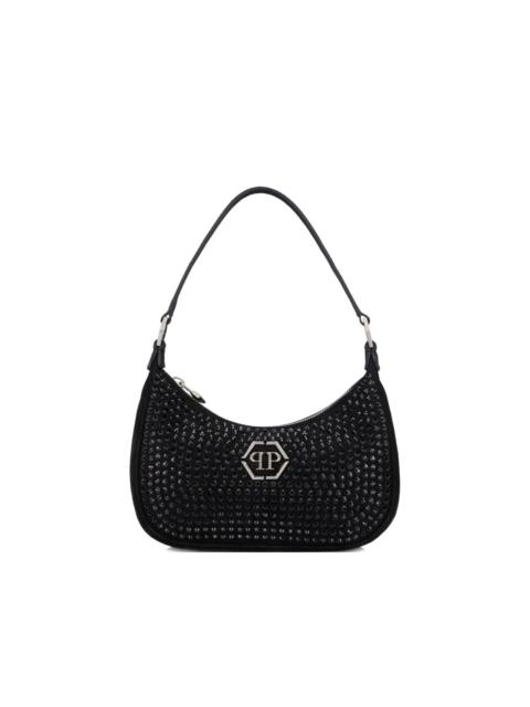 PHILIPP PLEIN strass-embellished top-zip shoulder bag