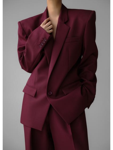 The Frankie Shop Jun Blazer - Burgundy