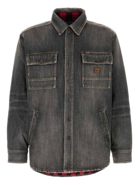 BALENCIAGA cotton demin shirt jacket