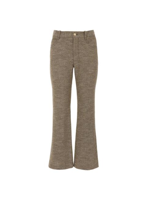 Chloé CROPPED BOOTCUT PANTS WITH MARCIE SIGNATURE