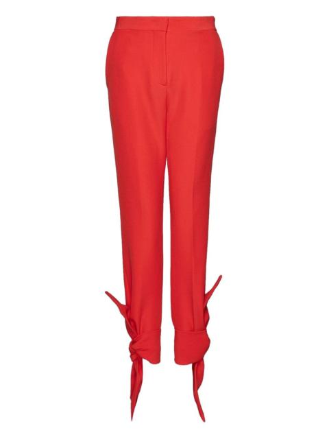 MSGM knot-detail trousers