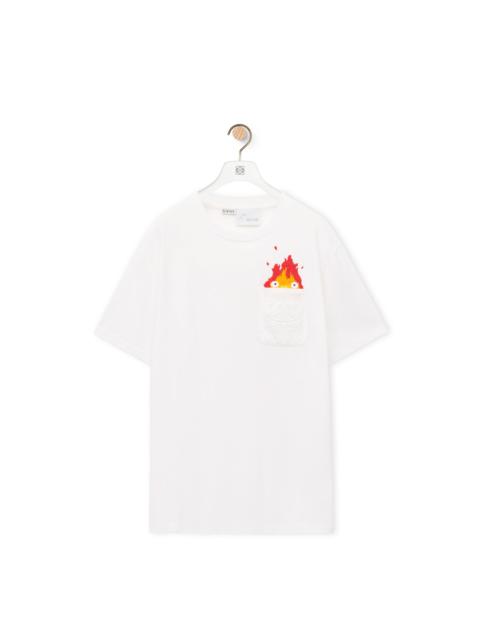 Loewe Calcifer pocket T-shirt in cotton