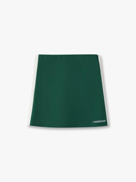 CASABLANCA Green Scuba Mini Skirt | Casablanca Paris