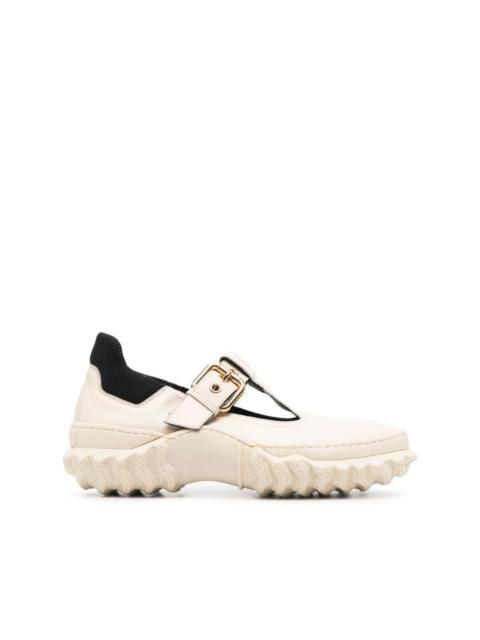 Marni buckled T-bar leather sneakers