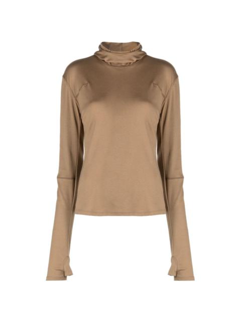 UNDERCOVER roll-neck long-sleeved top