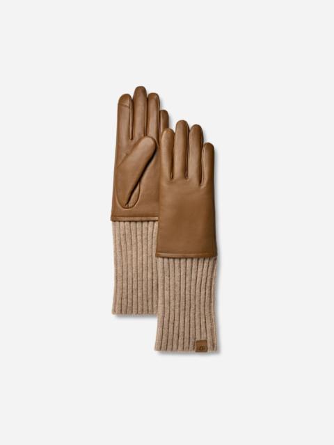 UGG ® Women's Luxe Glove Wool Blend in Sand Castle