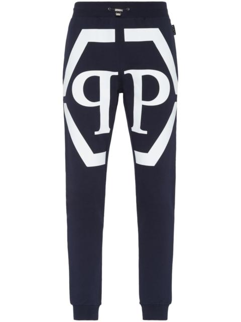 logo-print track pants