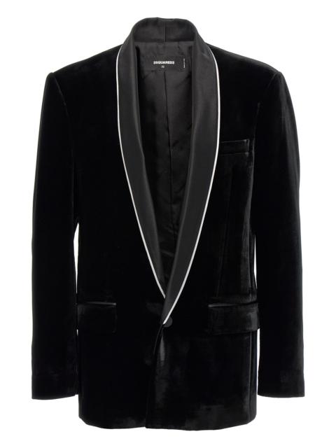 DSQUARED2 'Velvet Sexy Palm Beach' Blazer