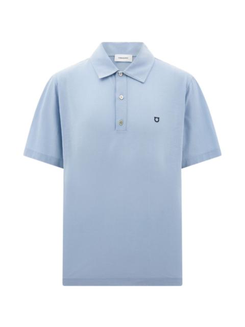 FERRAGAMO short sleeve jersey polo