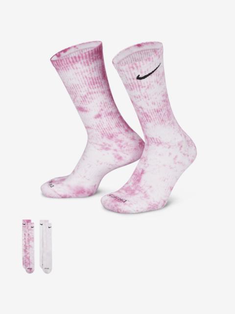 Nike Nike Everyday Plus Cushioned Tie-Dye Crew Socks (2 Pairs)