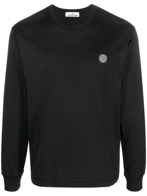 Stone Island Compass-patch long-sleeve T-shirt