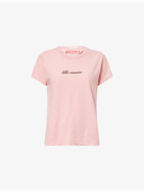 MOTHER The Boxy Goodie Goodie Supima-Cotton Jersey T-Shirt