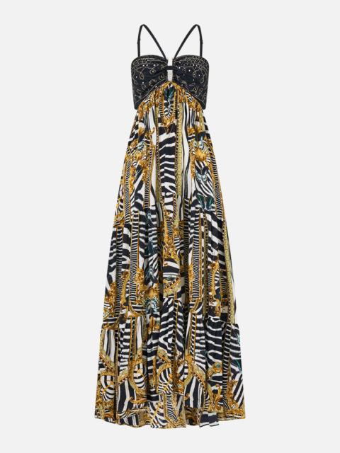 CAMILLA GATHERED CUT OUT DRESS ZIG ZAG ZOO
