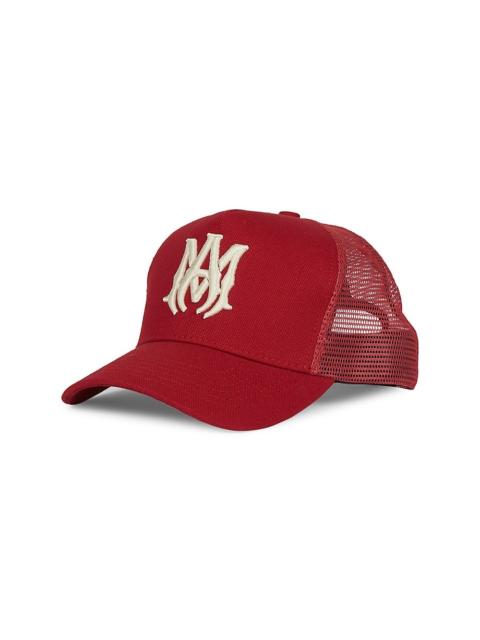 AMIRI MA Logo Trucker Hat Red