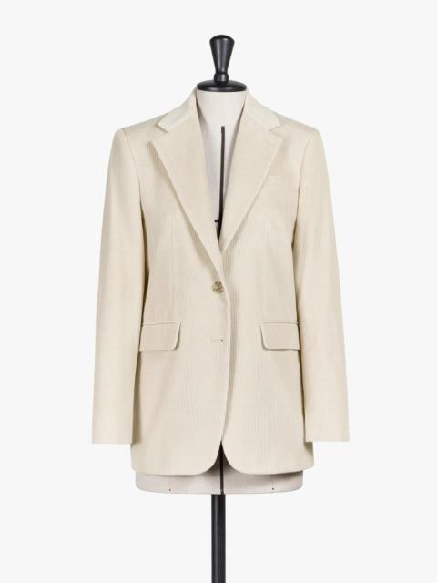 Max Mara KUBAN Corduroy single-breasted blazer