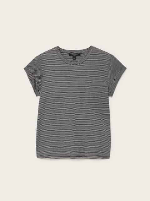 ALLSAINTS ANNA STRIPED COTTON T-SHIRT