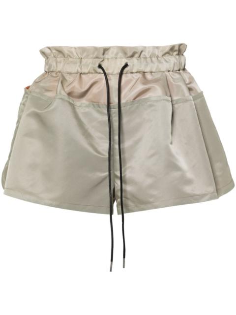 sacai drawstring-fastening shorts