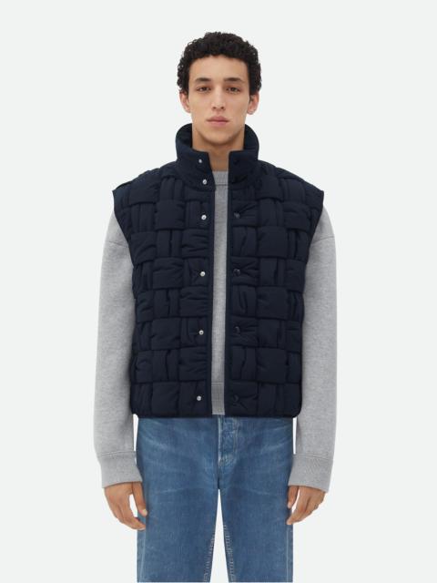 Bottega Veneta Tech Nylon Intrecciato Gilet