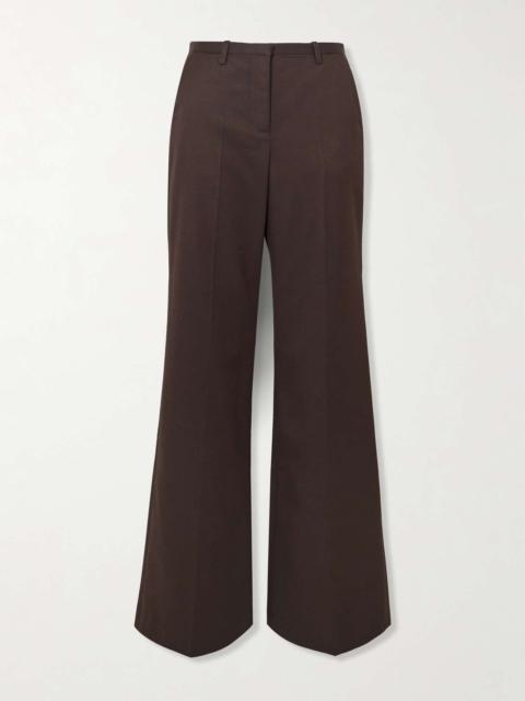 The Frankie Shop Lyra twill flared pants