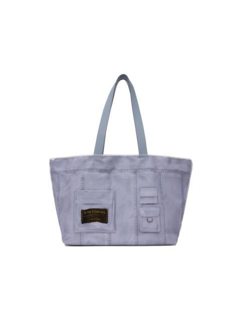 Acne Studios Blue Printed Tote