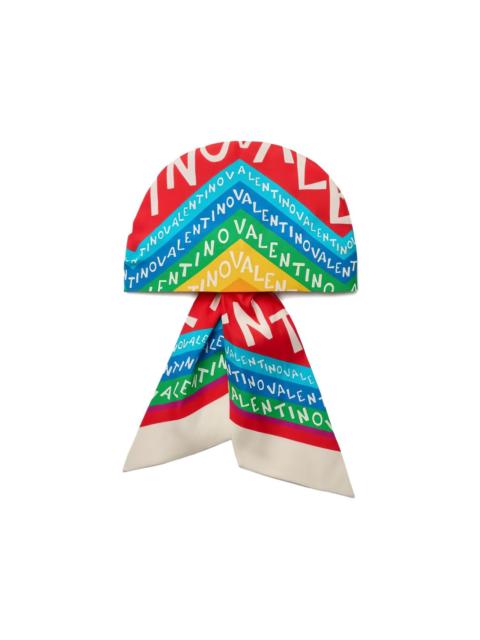 Valentino printed silk headband