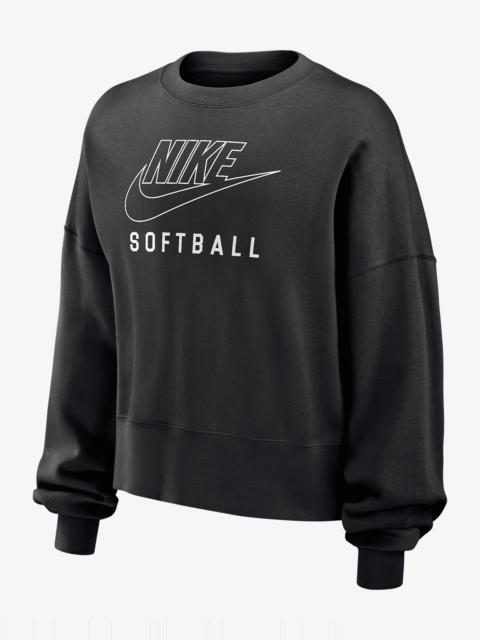 Nike Phoenix Fleece Women's Softball Crew-Neck Sweatshirt