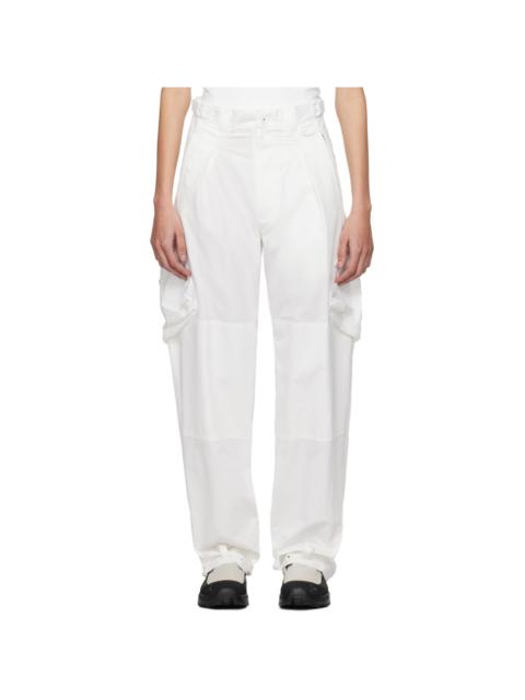 White Military Cargo Pants