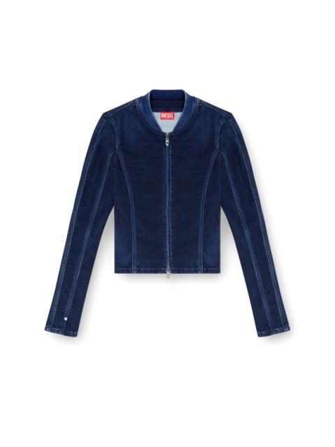 Diesel CROPPED JACKET IN JOGGJEANS