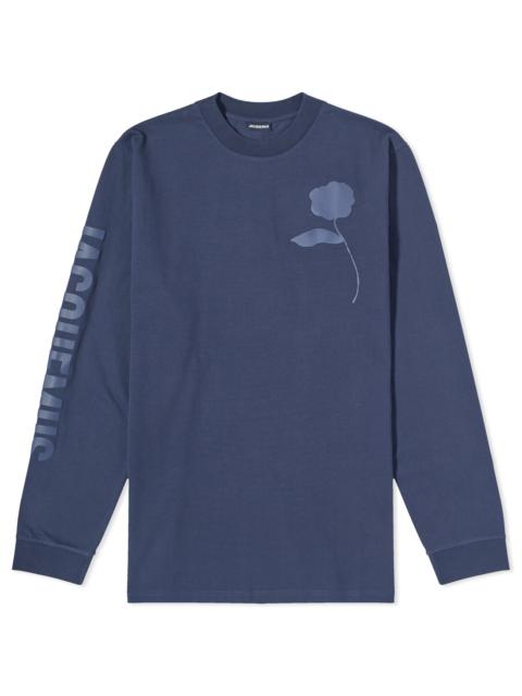 JACQUEMUS Jacquemus Ciceri Long Sleeve Rose T-Shirt