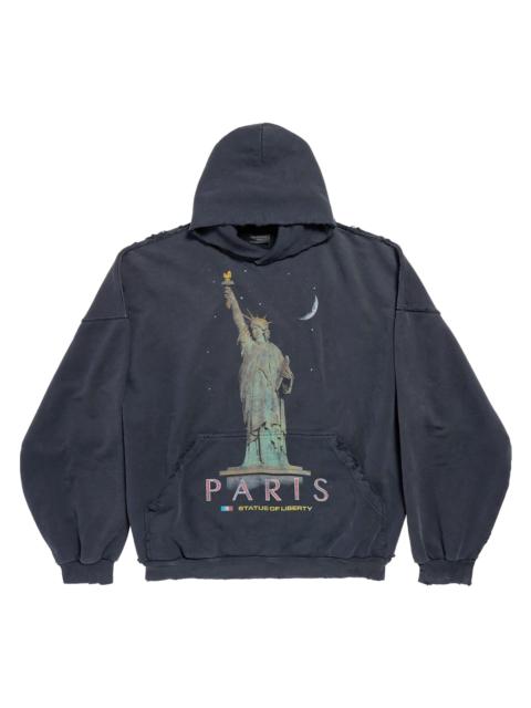 BALENCIAGA Paris Liberty Hoodie Oversized - Black