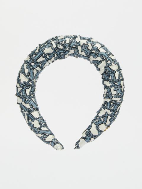 Max Mara HOOPYS Printed silk headband