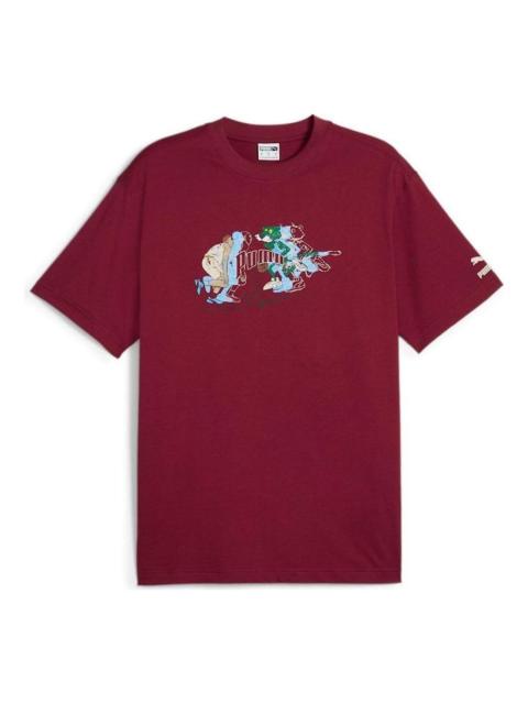 PUMA PUMA Herren Team For The Fanbase T-shirt 'Red' 629400-55
